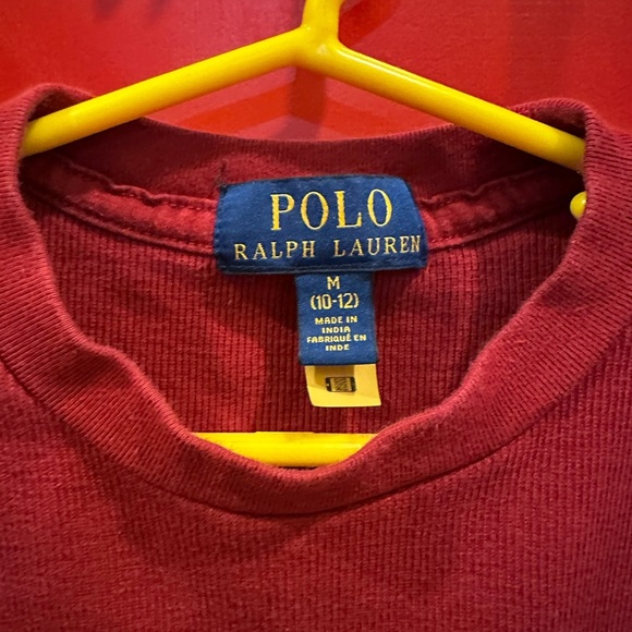 Polo Ralph Lauren Maroon Long Sleeve Shirt - Picture 2 of 6